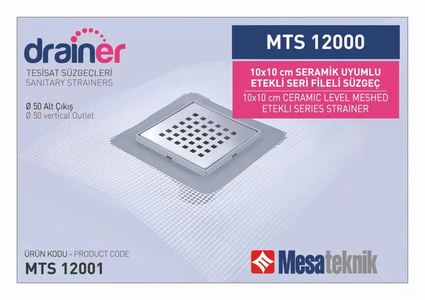 MTS 12000 Etekli Serisi Fileli 10 cm