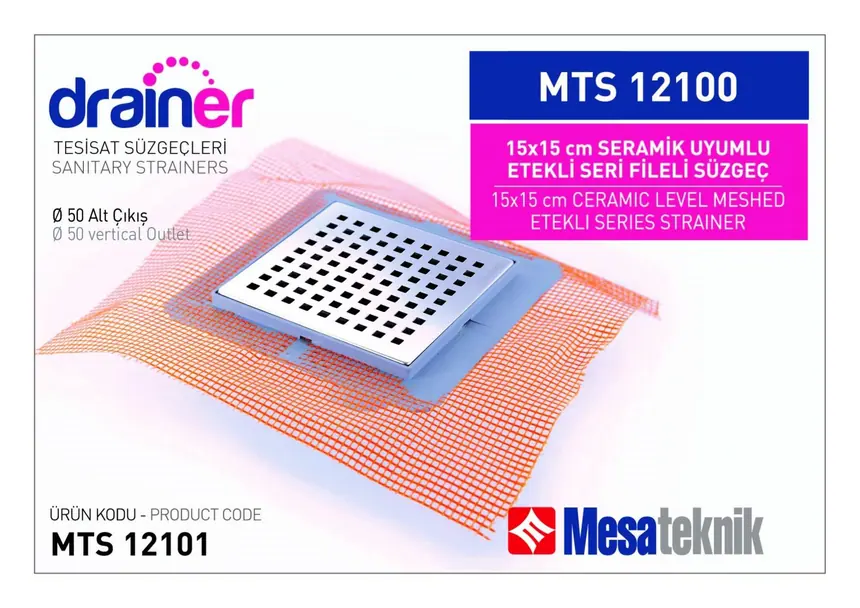 MTS 12100 Etekli Serisi Fileli 15 cm