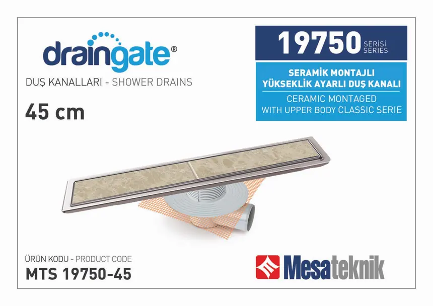 MTS 19750 Seramik Montajlı Yükseklik Ayarlı