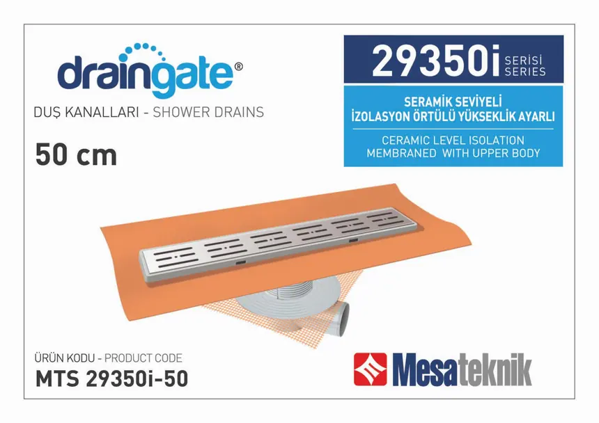 MTS 29350i Seramik Seviyeli İzolasyon Örtülü Yükseklik Ayarlı