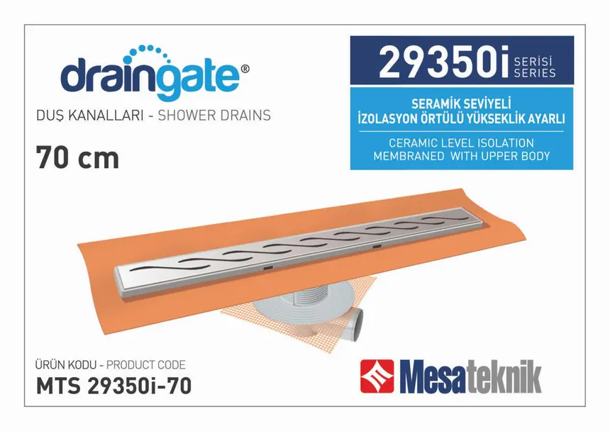 MTS 29350i Seramik Seviyeli İzolasyon Örtülü Yükseklik Ayarlı