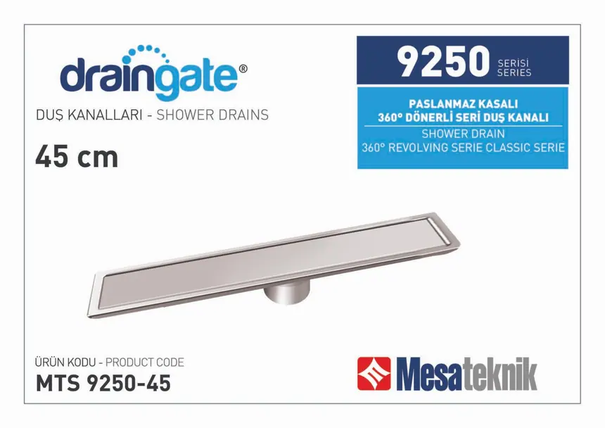 MTS 9250 Paslanmaz Gövdeli 360º Dönerli Seri