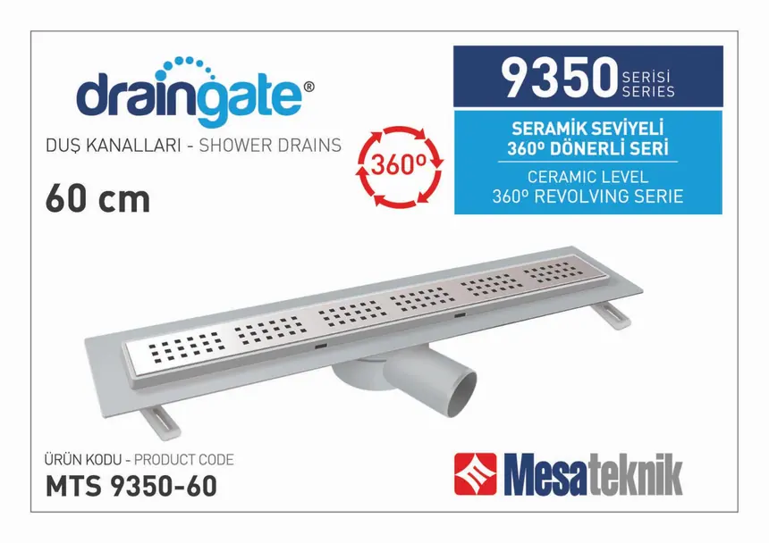 MTS 9350 Seramik Seviyeli 360º Dönerli Seri