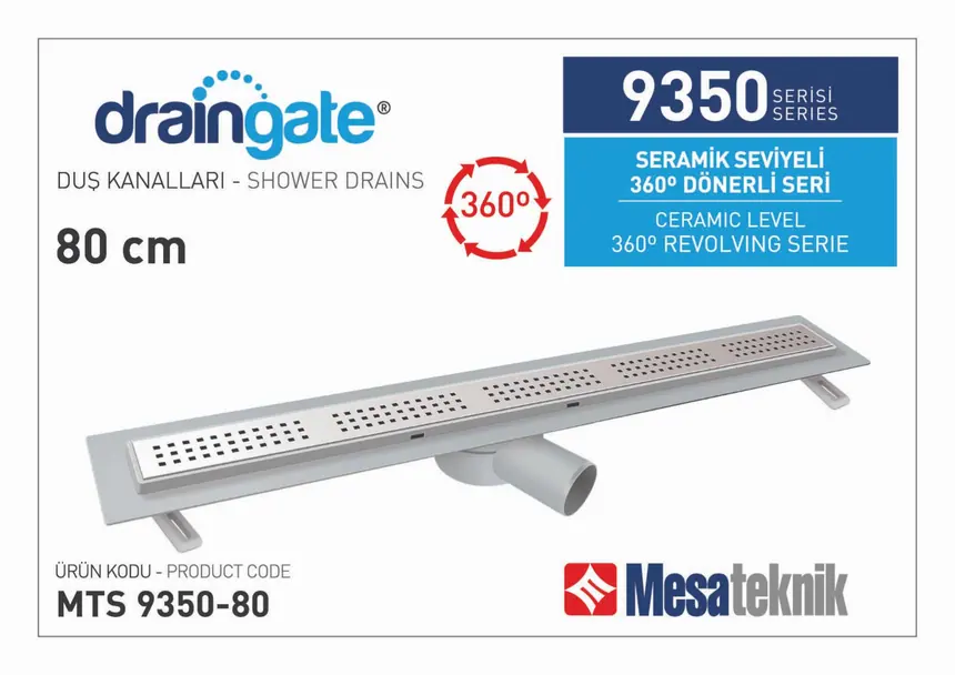 MTS 9350 Seramik Seviyeli 360º Dönerli Seri