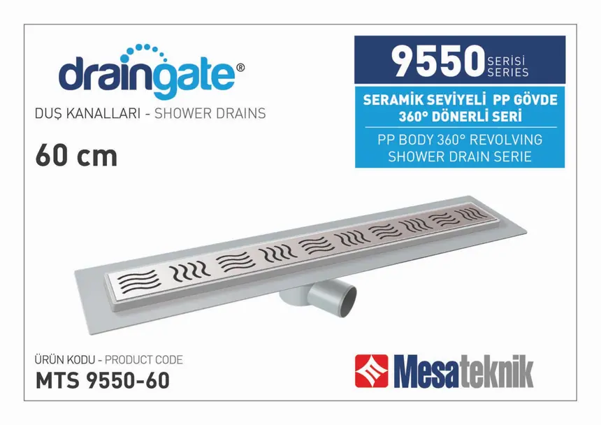 MTS 9550 Seramik Seviyeli 360º Dönerli Seri