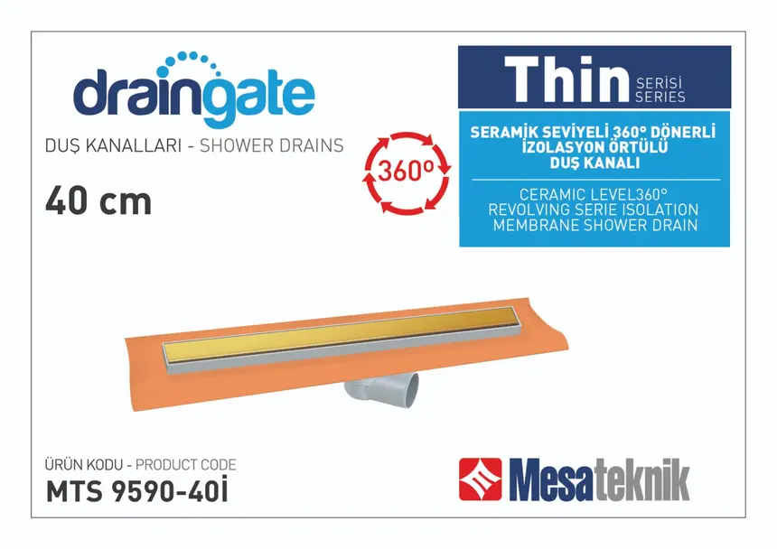 MTS 9590I Thin Serisi 360º Dönerli Izolasyon Ortülü
