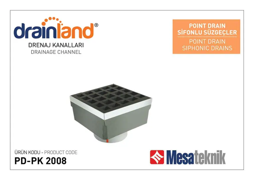 Point Drain Sifonlu Süzgeçler