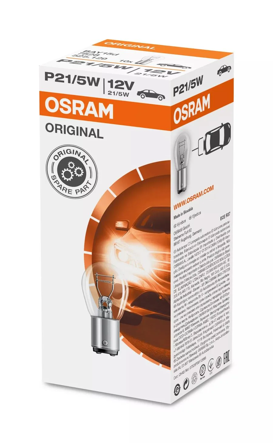 ORIGINAL - METAL BASE P21/5W