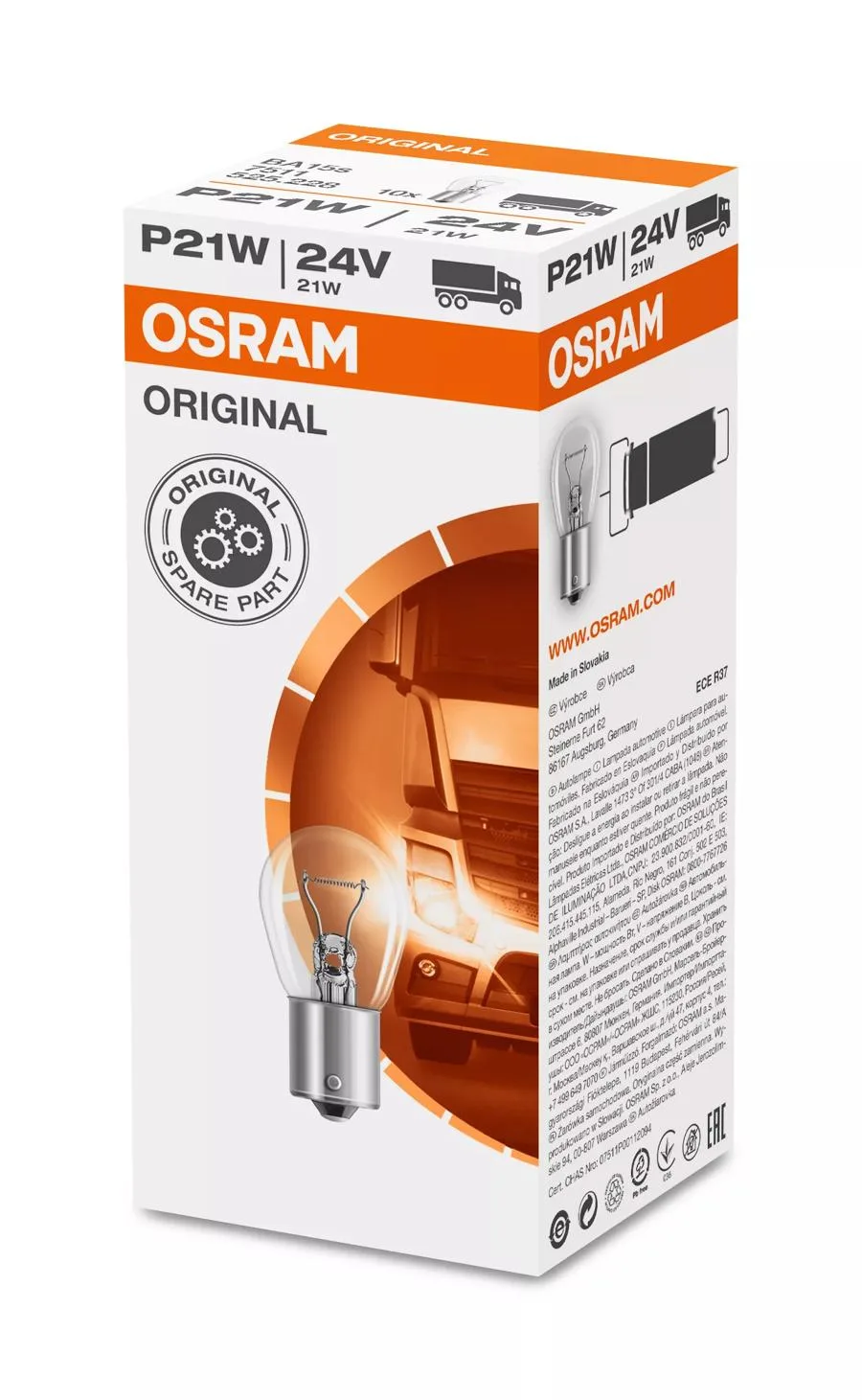 ORIGINAL - METAL BASE P21W