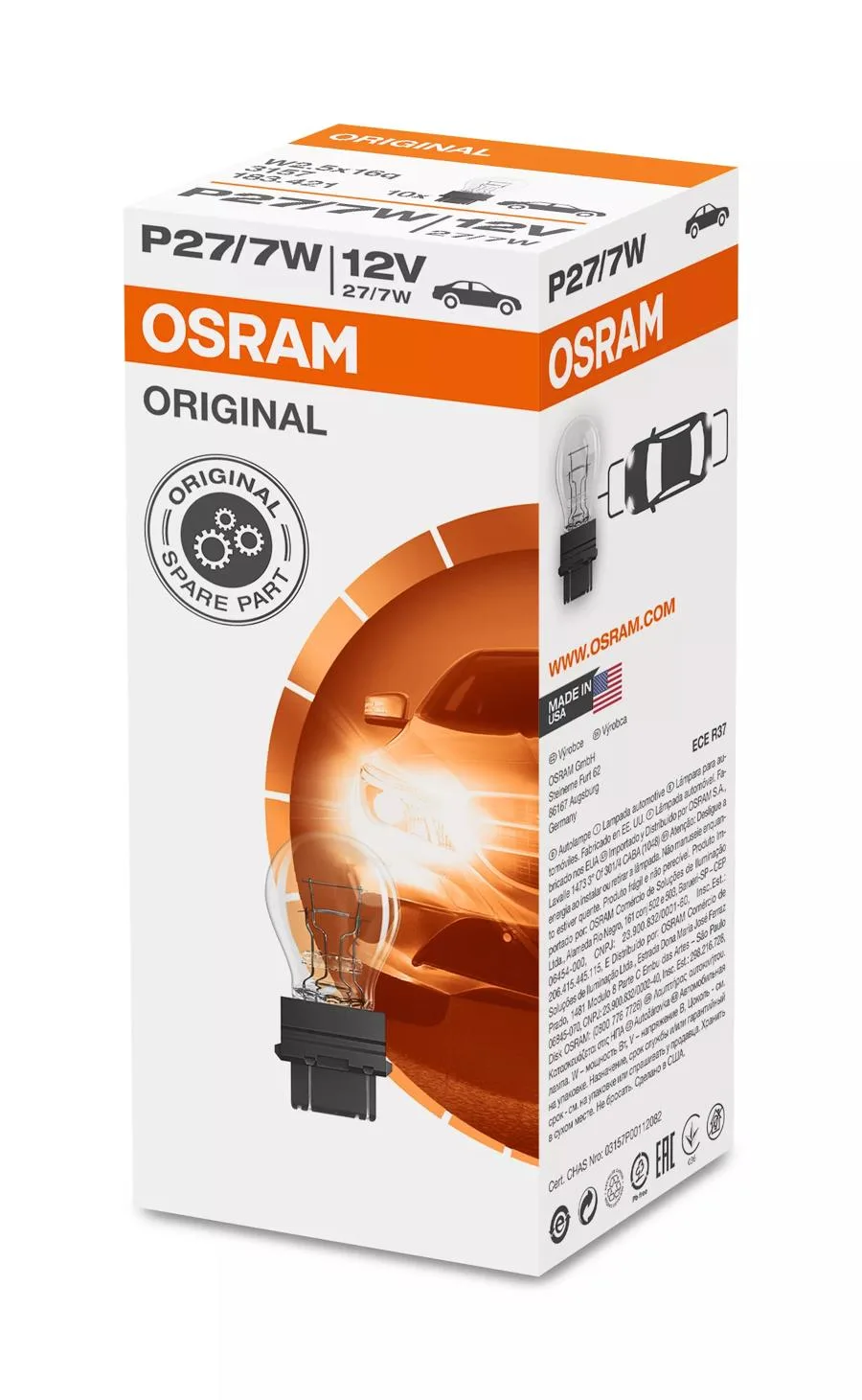 ORIGINAL - S8 WEDGE BASE P27/7W