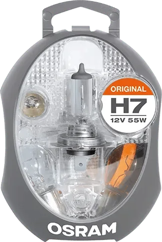Spare lamps boxes for cars CLK H7 EURO